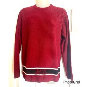 Dolce & Gabbana Men's Burgundy Crewneck Sweater